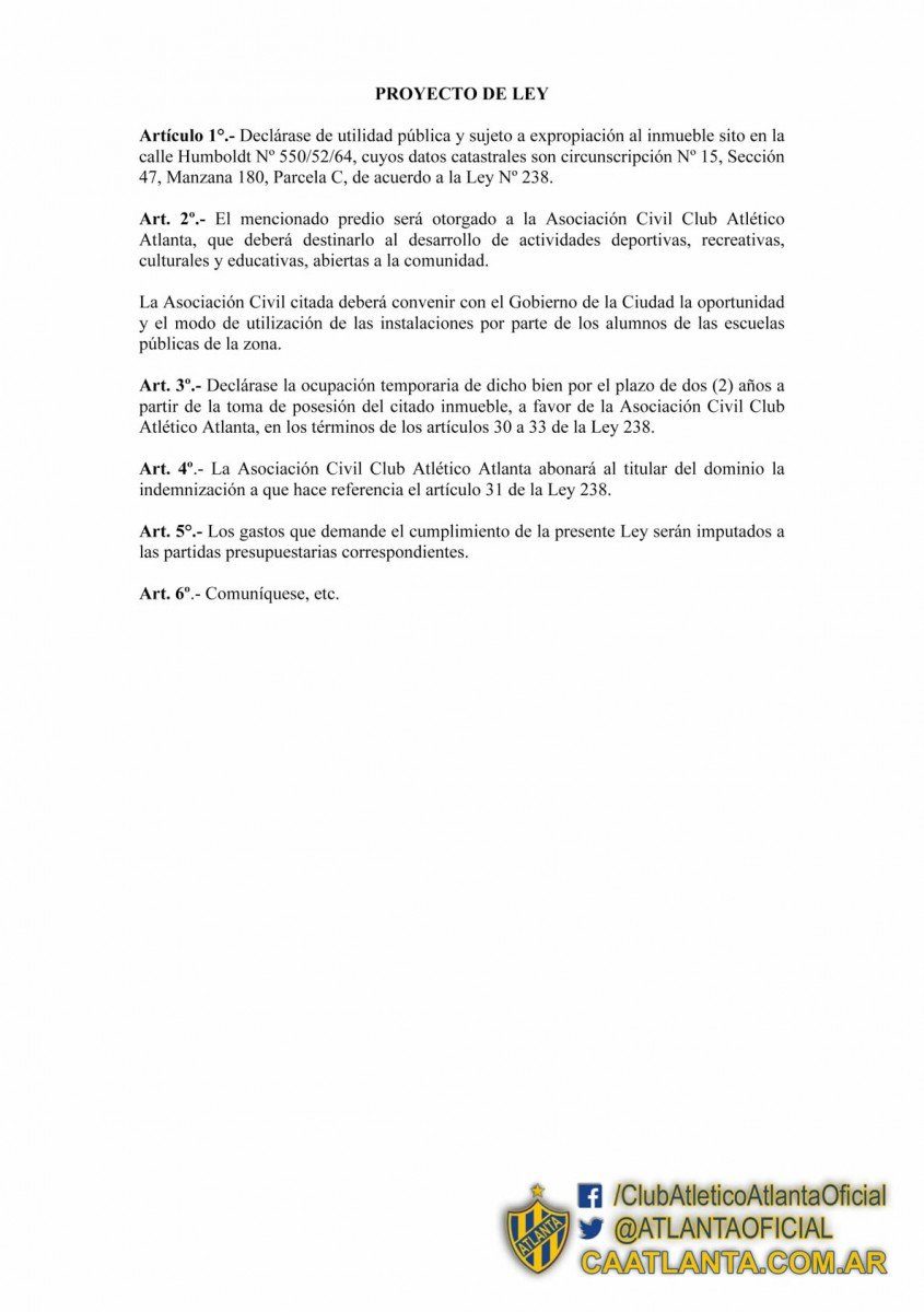 1 Proyecto Ley Expropiación Atlanta Humboldt 550