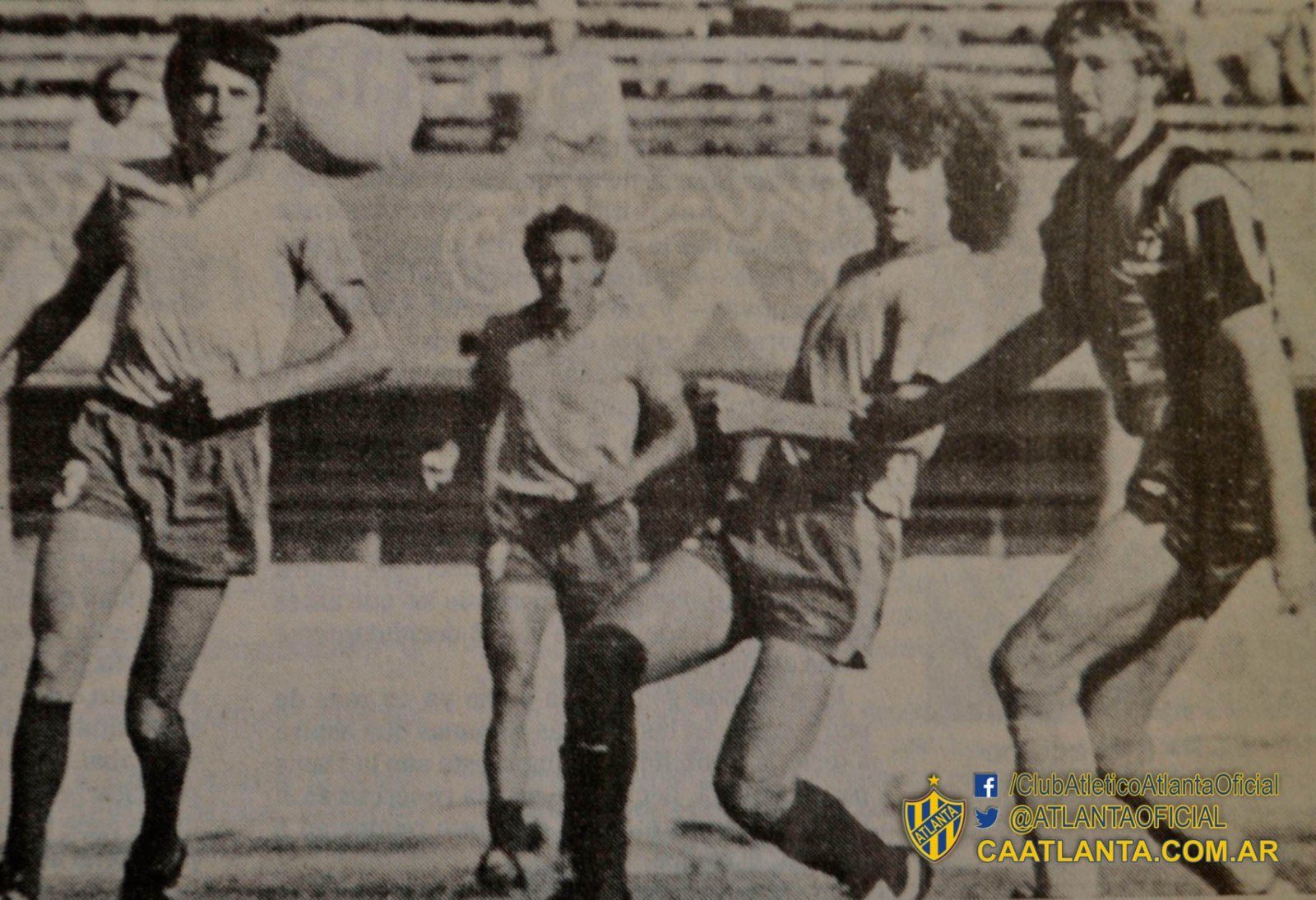 1984. Atlanta 2 Olimpo 1. Schmidt, Gómez, Sotelo, Landucci