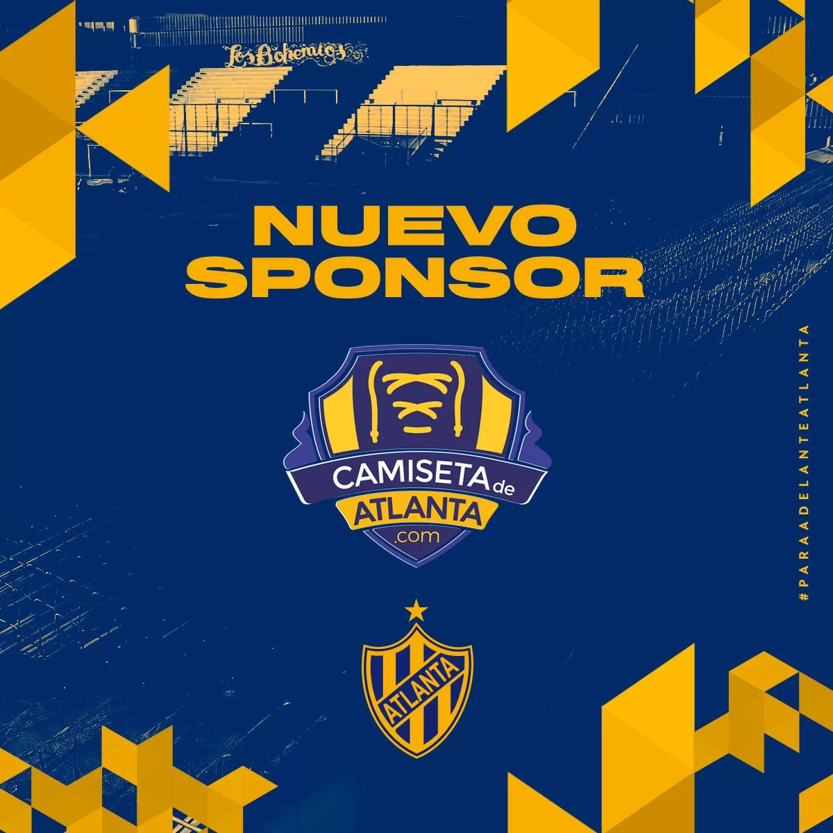 Bienvenido Camiseta de Atlanta, como nuevo Sponsor Institucional