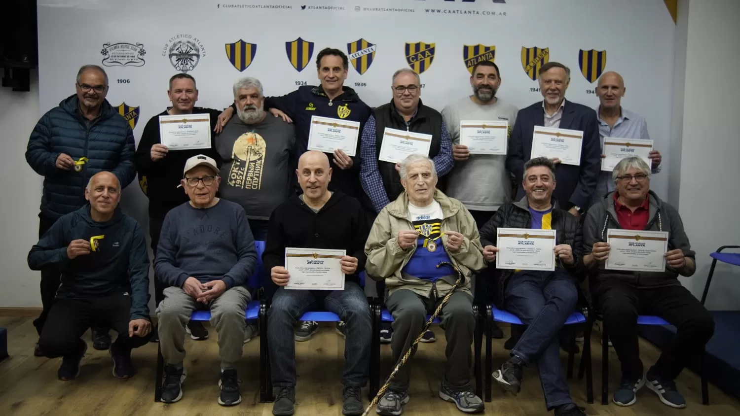 Entrega de diplomas a vitalicios - Club Atlético Atlanta