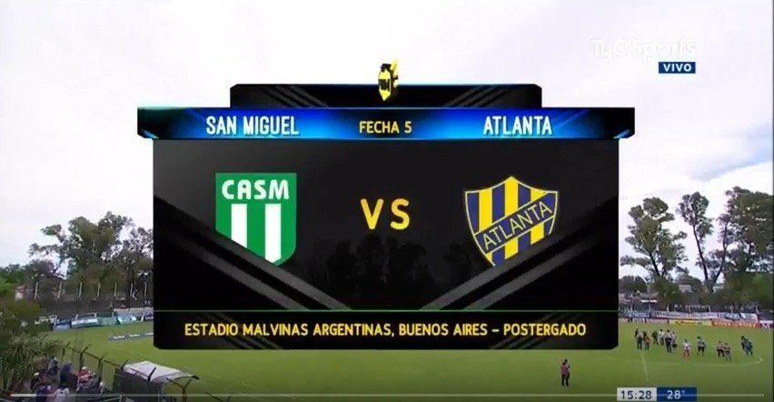 Video de la caída ante San Miguel - Club Atlético Atlanta