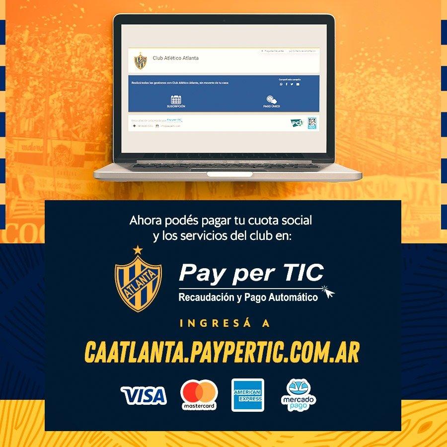 Actualización de la cuota social - Club Atlético Atlanta